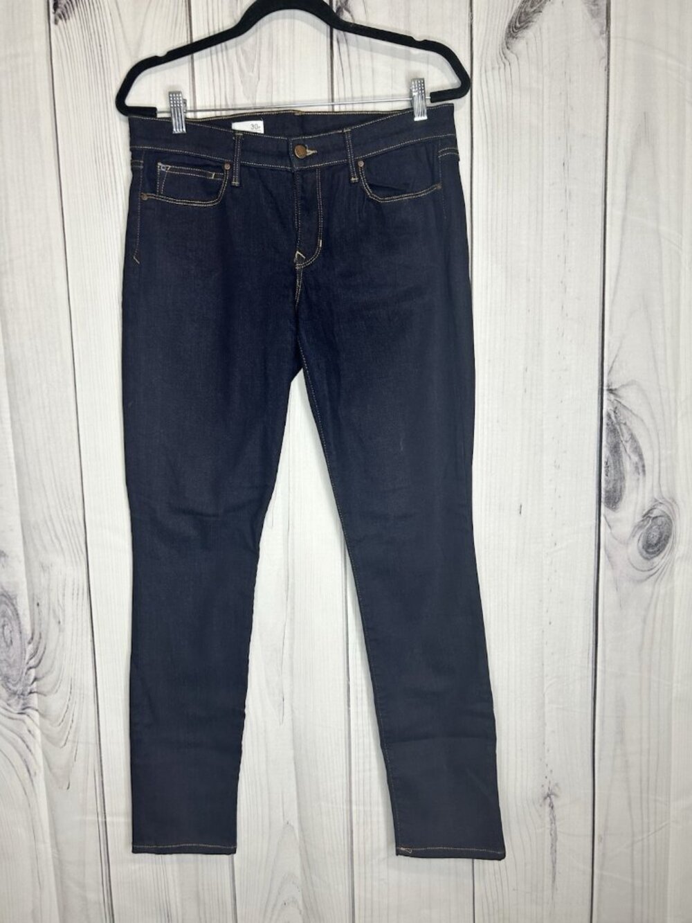 Gap 1969 Blue Dark Wash Mid-Rise Legging Denim Jeans Women's Size 30R (30x30)